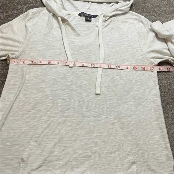 Free Fly Women’s Bamboo Blend Off-White Hoodie Size Small - Picture 4 of 7
